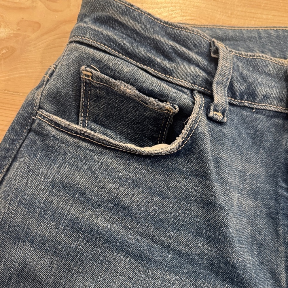 PAIGE Light Blue Flare Jeans - Picture 4 of 7